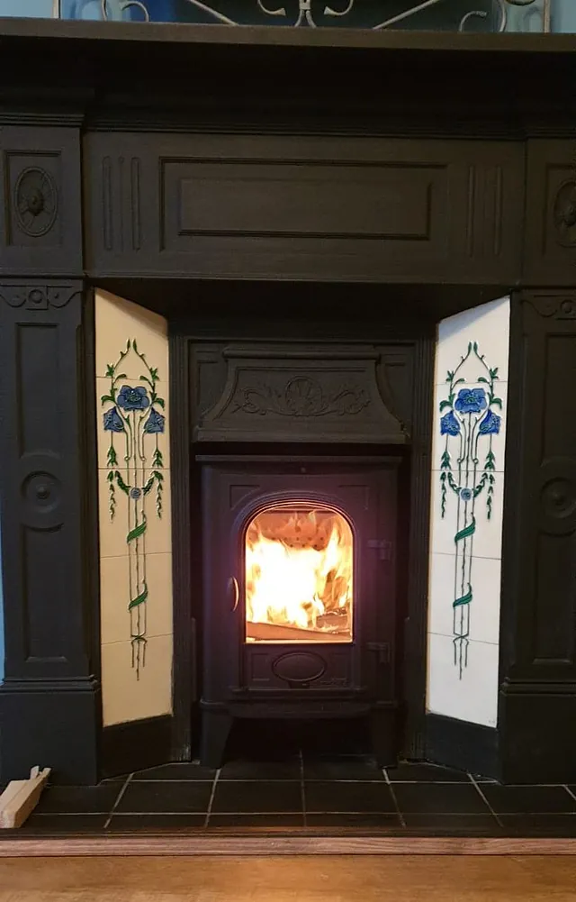 open fire